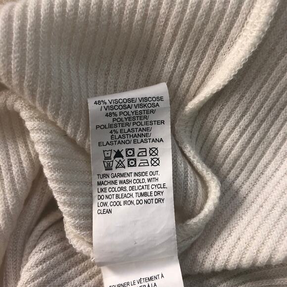 Lucky Brand High Neck Crop Top Cream Size XS - Picture 9 of 10